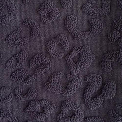 Textured Leopard Charcoal